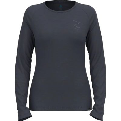 ODLO Damen Shirt T-shirt crew neck l/s ASCENT M in grau