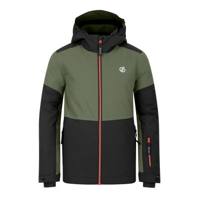 SlushIIJacket in black/olivine green