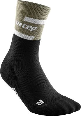 CEP Herren the run socks, mid cut, v4 in grün