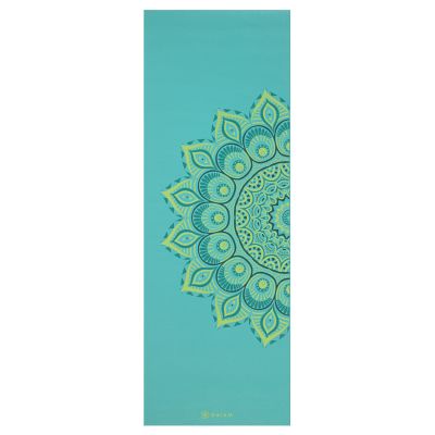 GAIAM CAPRI YOGA MAT 6MM PREMIUM in blau