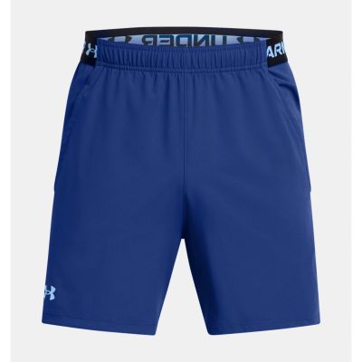 UA Vanish Woven 6in Shorts in blau