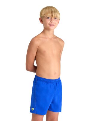 arena Jungen Fundamentals Logo Boxer Beach Shorts in blau