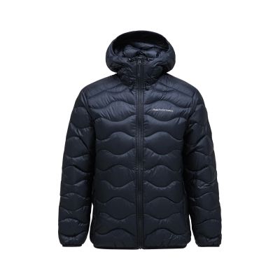 M Helium Down Hood Jacket-BLACK in schwarz