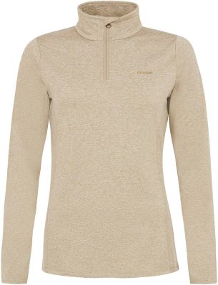 PROTEST Damen Rolli FABRIZM 1/4 zip top in braun