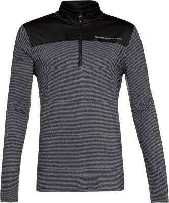 PROTEST Herren Rolli BLINK 1/4 zip top in schwarz