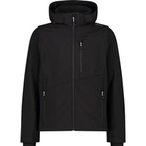 Herren Funktionsjacke MAN JACKET ZIP HOOD WITH DETACHABLE SLEEVES in schwarz